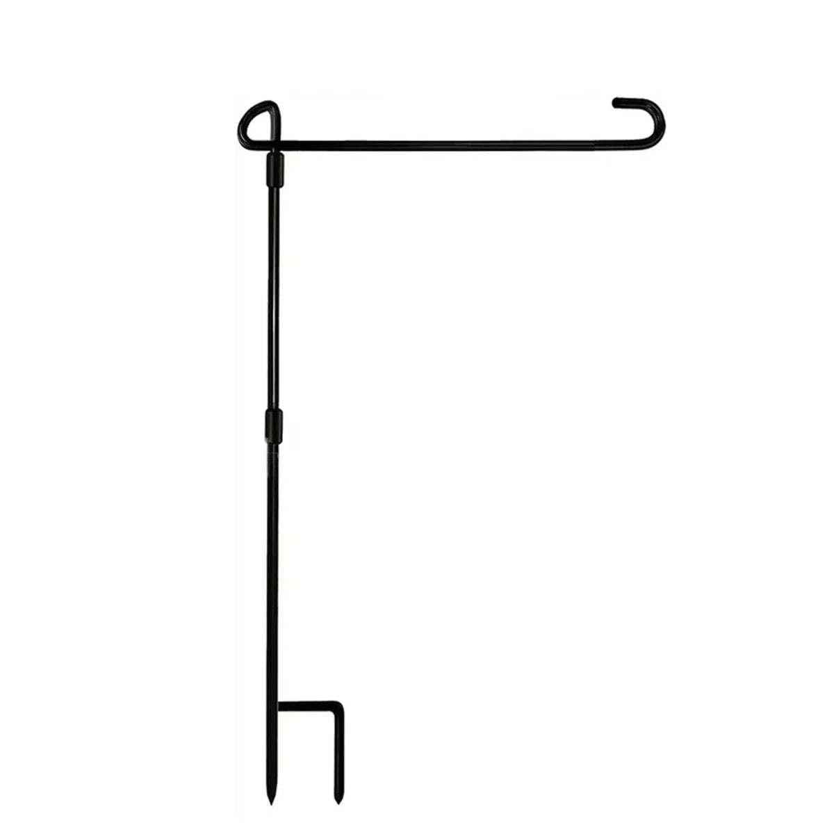Metal flagpole, flag holder, outdoor weather resistant metal coating flagpole with accessories suitable for garden flags.
