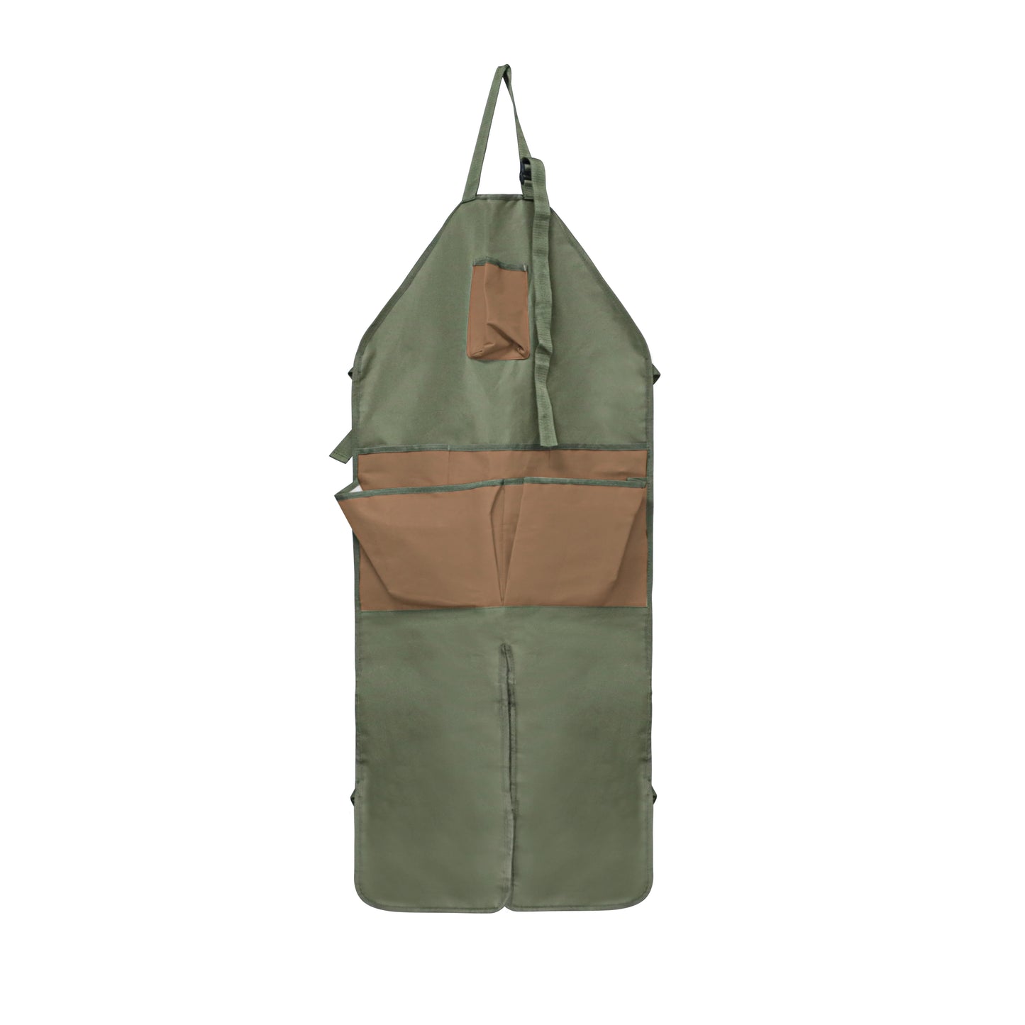 Canvas Gardening Apron – Wear-Resistant Work Apron with Large Pockets & Split Leg Design
