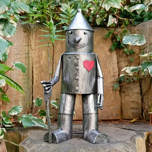 Tin Man Garden Statue — Large | Whimsical Backyard Charm