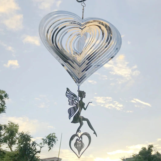 Fairy Wind Spinner Garden Wind Chimes