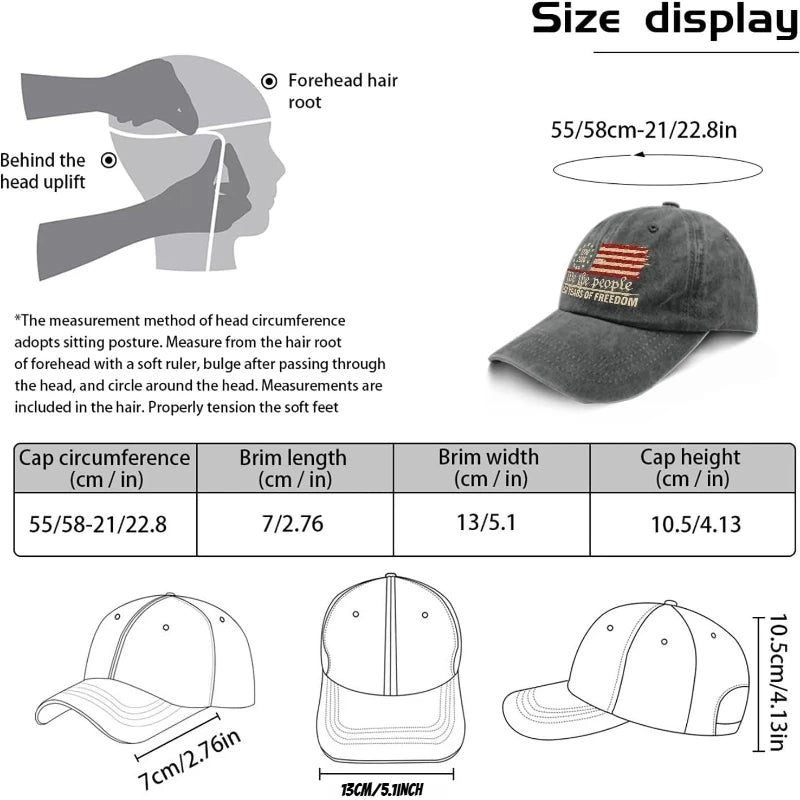 USA 250th Anniversary Baseball Hat – Retro Washed 1776–2026 Patriotic Cap | Unisex Adjustable