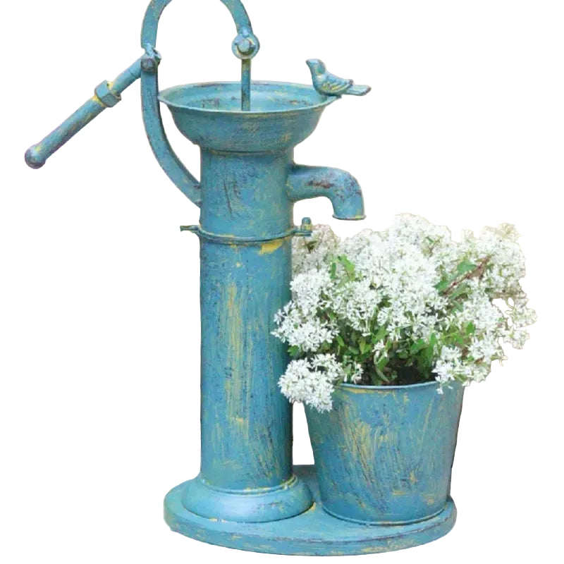 Tall Iron Floor Plant Stand – Retro Decorative Flower Pot Holder for Garden, Patio & Balcony