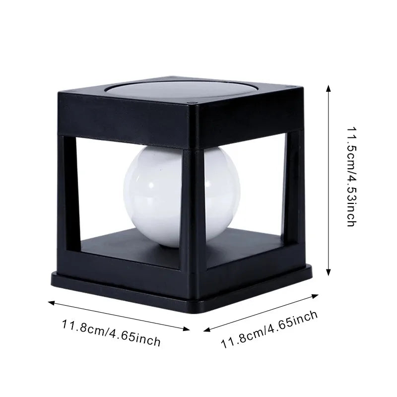 Solar Fence Post Cap Light — Waterproof LED Pillar Lamp