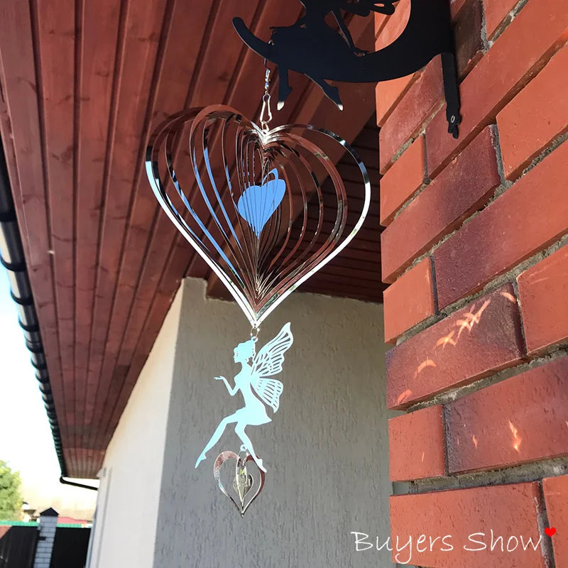 Fairy Wind Spinner Garden Wind Chimes