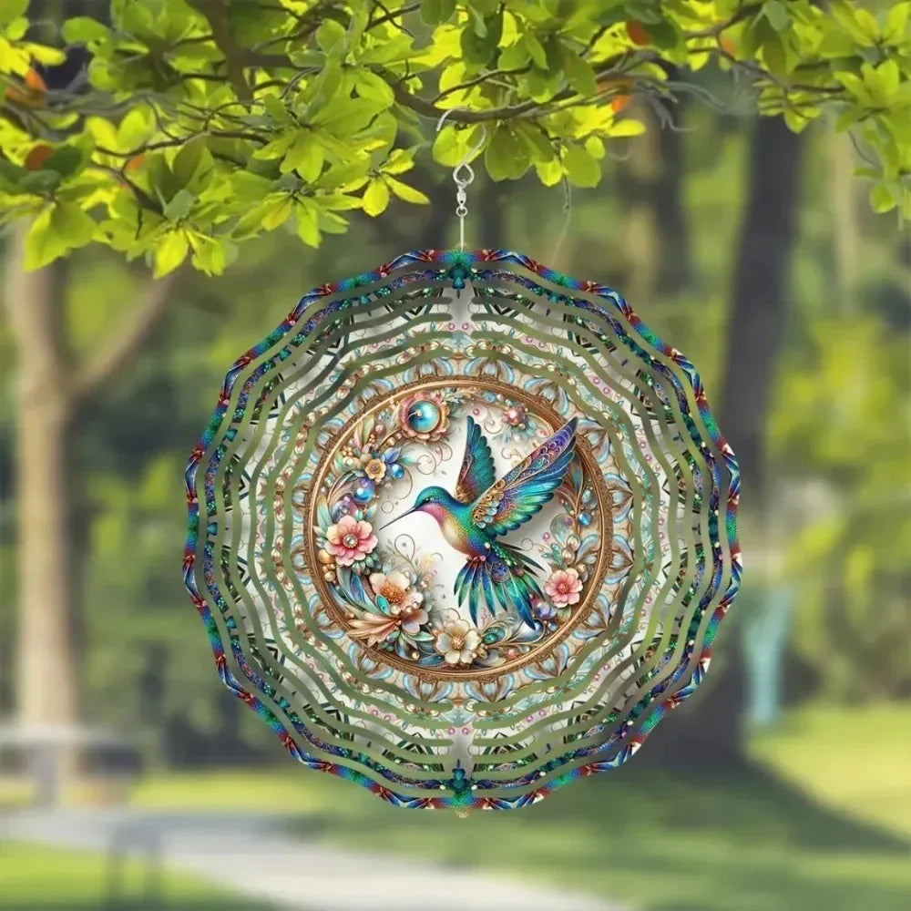 Hummingbird Wind Spinner
