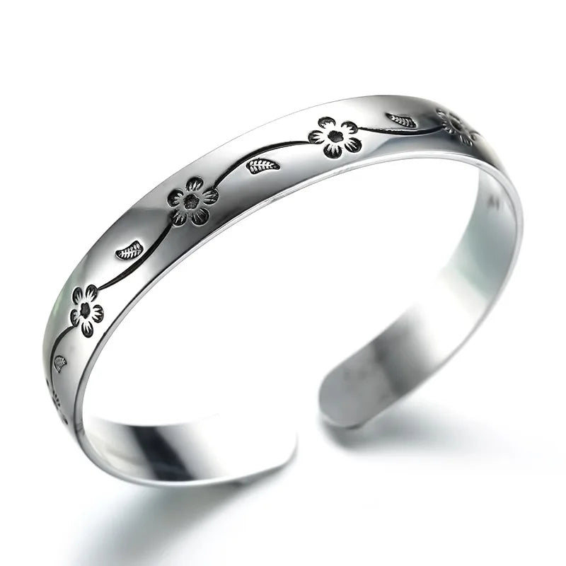 925 Sterling Silver Flower bracelet