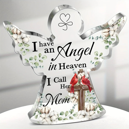 Red Cardinal Memorial Gift — Sympathy & Bereavement Keepsake for Loss of Mom