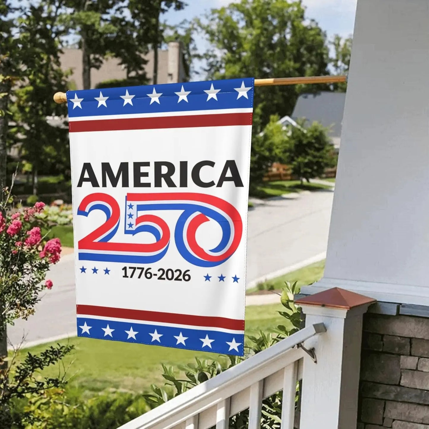 America 250th Anniversary Garden Flag – USA 1776–2026 Double-Sided Yard Flag