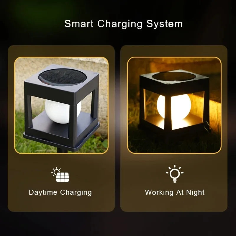 Solar Fence Post Cap Light — Waterproof LED Pillar Lamp