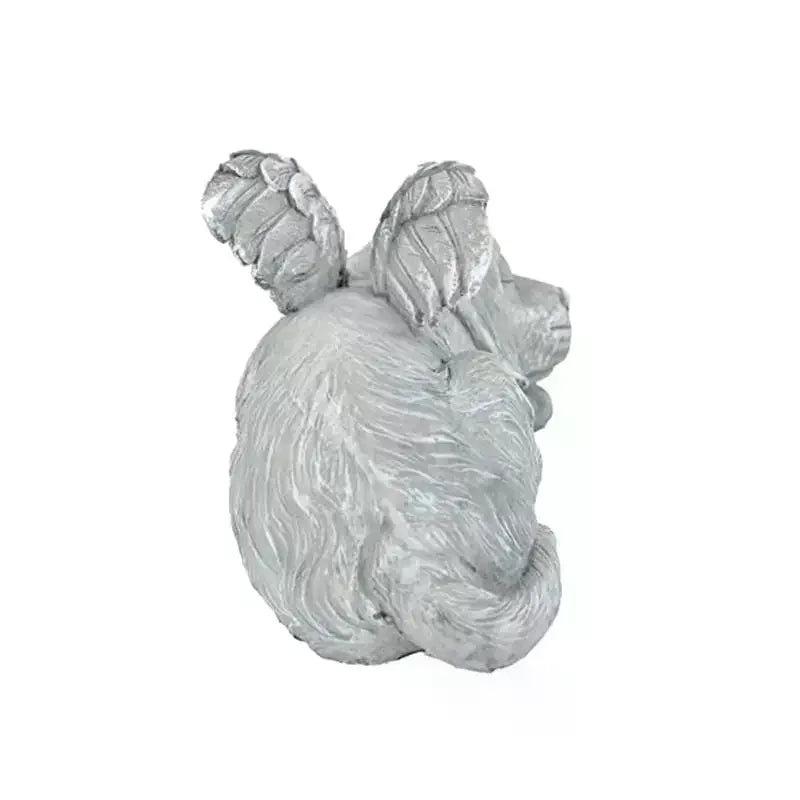 Resin Angel Dog Cat Statue Garden Decor Puppy Tombstone Sculpture Ornaments Gifts For Yard Home Decoration Living Room Supplies